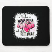 Herfst pompoen in oktober Draag we roze en kijk na Muismat (Voorkant)