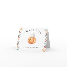 Herfst pompoen in pet - Dank u