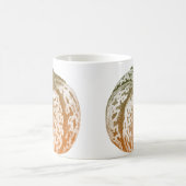 Herfst Pompoen Inkt Stipple Tekening Halloween Koffiemok (Center)