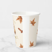 Herfst Pompoen is het brouwen van Coffee Douche Pa Papieren Bekers (Links)