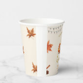 Herfst Pompoen is het brouwen van Coffee Douche Pa Papieren Bekers (Rechts)