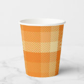 Herfst pompoen is het brouwen van koffie Douche Pa Papieren Bekers (Achterkant)