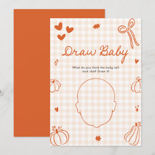 Herfst Pompoen Italiaanse Baby Shower Teken Baby S Kaart