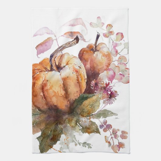 Herfst Pompoen Keuken Handdoeken (Verticaal)
