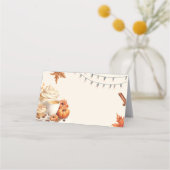 Herfst Pompoen Koffie Brouwen Tent Kaart (Voorkant)