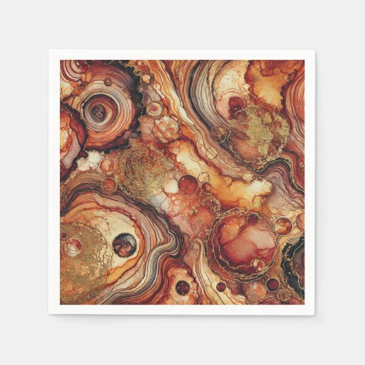 Herfst Pompoen Kruid Alcohol Inkt Decoupage Papier Servet (Voorkant)