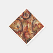 Herfst Pompoen Kruid Alcohol Inkt Decoupage Papier Servet (Hoek)