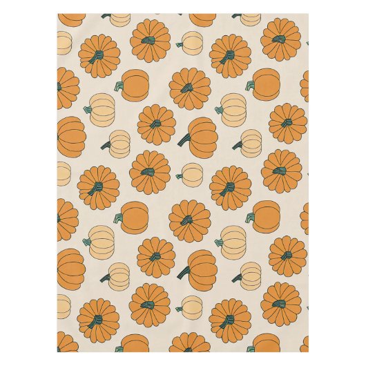 Herfst pompoen kruid kleuren herfst pompoenen Than Tafelkleed (Voorkant)