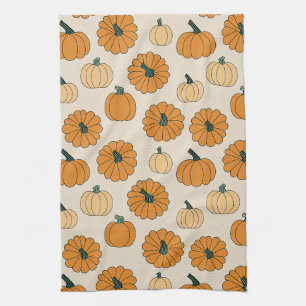 Herfst pompoen kruid kleuren herfst pompoenen Than Theedoek