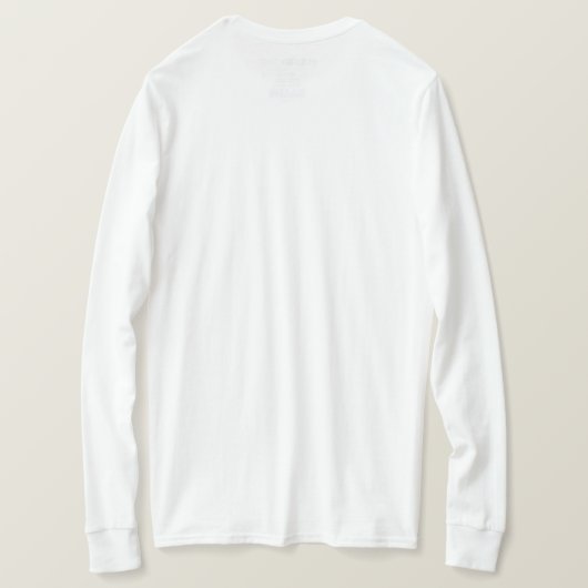 Herfst Pompoen Kruiden Basic T-shirt Met Lange Mou (Design achterkant)