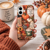 Herfst Pompoen Kruiden Collage Case-Mate iPhone Case