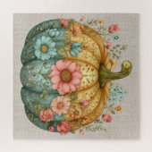 Herfst pompoen kunstwerk puzzel (Horizontaal)