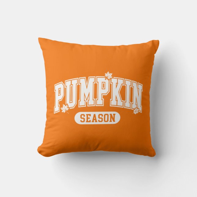 Herfst Pompoen Kussen (Voorkant)