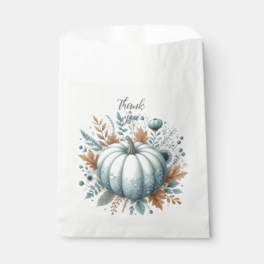 Herfst pompoen kust land charme bedankzakje (Voorkant)