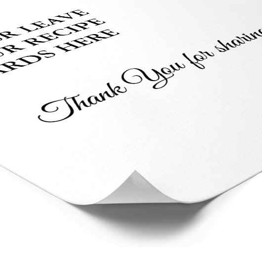 Herfst Pompoen Laat je Recepten Bruidsmeisjesfeest Poster (Hoek)