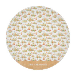 Herfst pompoen laat rustieke vakantie Thanksgiving Snijplank