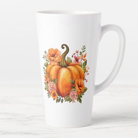Herfst Pompoen Latte Mok (Rechts)