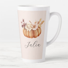 Herfst Pompoen Latte Mok | Gezellige Rustieke Gift