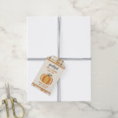 Herfst Pompoen Leraren Waardering Cadeaulabel (Met Touw)