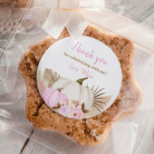 Herfst Pompoen Meisje Verjaardag Classic Ronde Sti Sticker