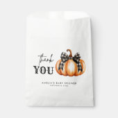 Herfst Pompoen Moderne gunstzakken Bedankzakje (Voorkant)