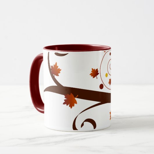 Herfst pompoen - Mok (Voorkant links)