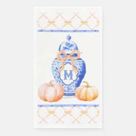 Herfst pompoen | Monogram gemberpot Servet