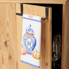 Herfst pompoen | Monogram gemberpot Theedoek