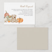 Herfst Pompoen N Speelgoed Boeken voor Baby Enclos Informatiekaartje (Voorkant / Achterkant)