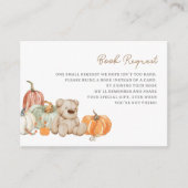 Herfst Pompoen N Speelgoed Boeken voor Baby Enclos Informatiekaartje (Voorkant)