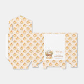 Herfst Pompoen Neutraal Baby shower Dank u Bedankdoosjes (Uitgevouwen)