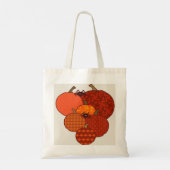 Herfst pompoen ontwerp canvas tas. tote bag (Achterkant)