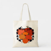 Herfst pompoen ontwerp canvas tas. tote bag (Achterkant)