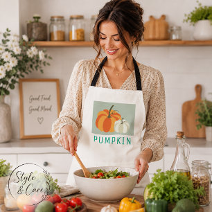 Herfst Pompoen Oogst Design Schort