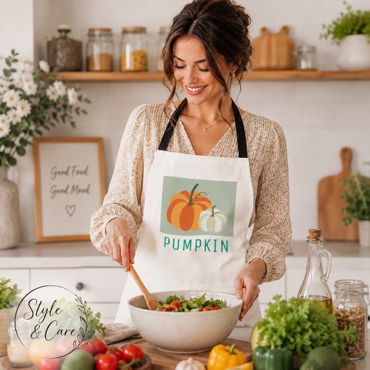 Herfst Pompoen Oogst Design Schort