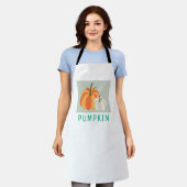 Herfst Pompoen Oogst Design Schort (Gedragen)