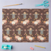 Herfst Pompoen Oogst Herfstblad Bruin Decoupage Tissuepapier (Craft)