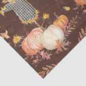 Herfst Pompoen Oogst Herfstblad Bruin Decoupage Tissuepapier (Detail)