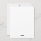 Herfst Pompoen Oranje Feestdagenkaart (Achterkant)