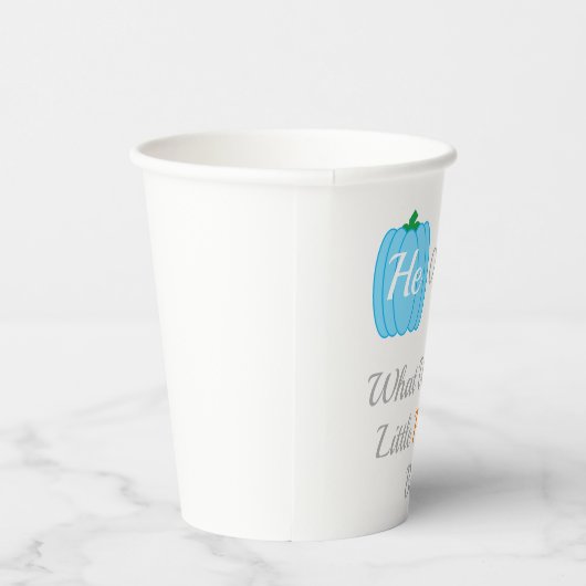 Herfst pompoen papieren bekers (Rechts)