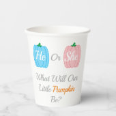 Herfst pompoen papieren bekers (Voorkant)