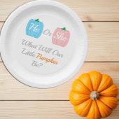 Herfst pompoen papieren bordje