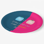 Herfst pompoen papieren bordje (Gekanteld)