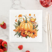 Herfst Pompoen Papieren Servetten (Insitu)