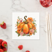 Herfst Pompoen Papieren Servetten  (Insitu)
