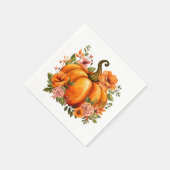 Herfst Pompoen Papieren Servetten  (Hoek)