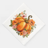 Herfst Pompoen Papieren Servetten (Hoek)