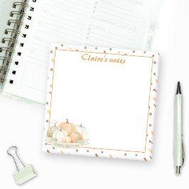 Herfst pompoen pastel Oranje groene Thanksgiving N Post-it® Notes
