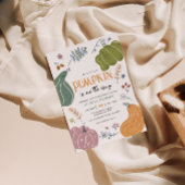 Herfst Pompoen Patch Baby shower Kaart