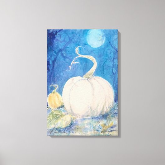 Herfst Pompoen Patch Maureen Girard Canvas Afdruk (Voorkant)